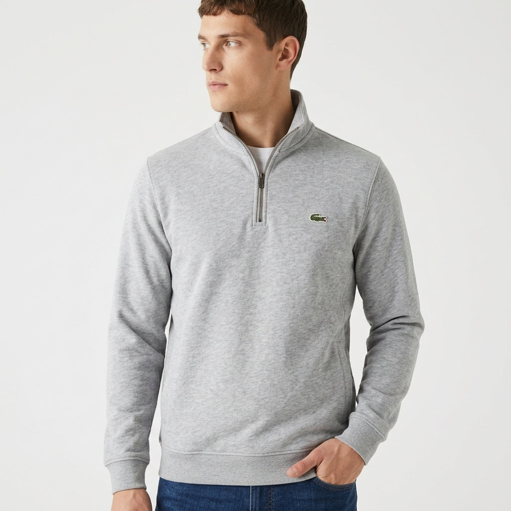 Saco Media Cremallera LACOSTE Gris