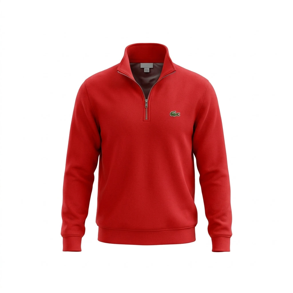 Saco Media Cremallera LACOSTE Rojo