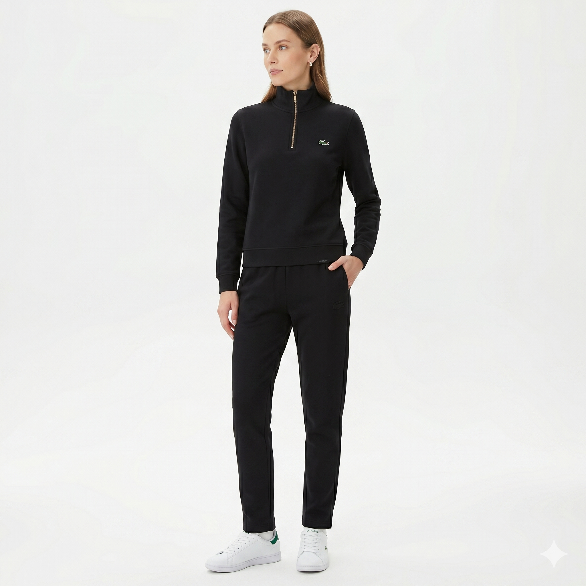 Sueter Media cremallera LACOSTE Dama