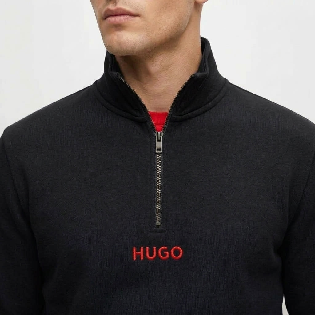 Saco Media Cremallera HUGO Negro