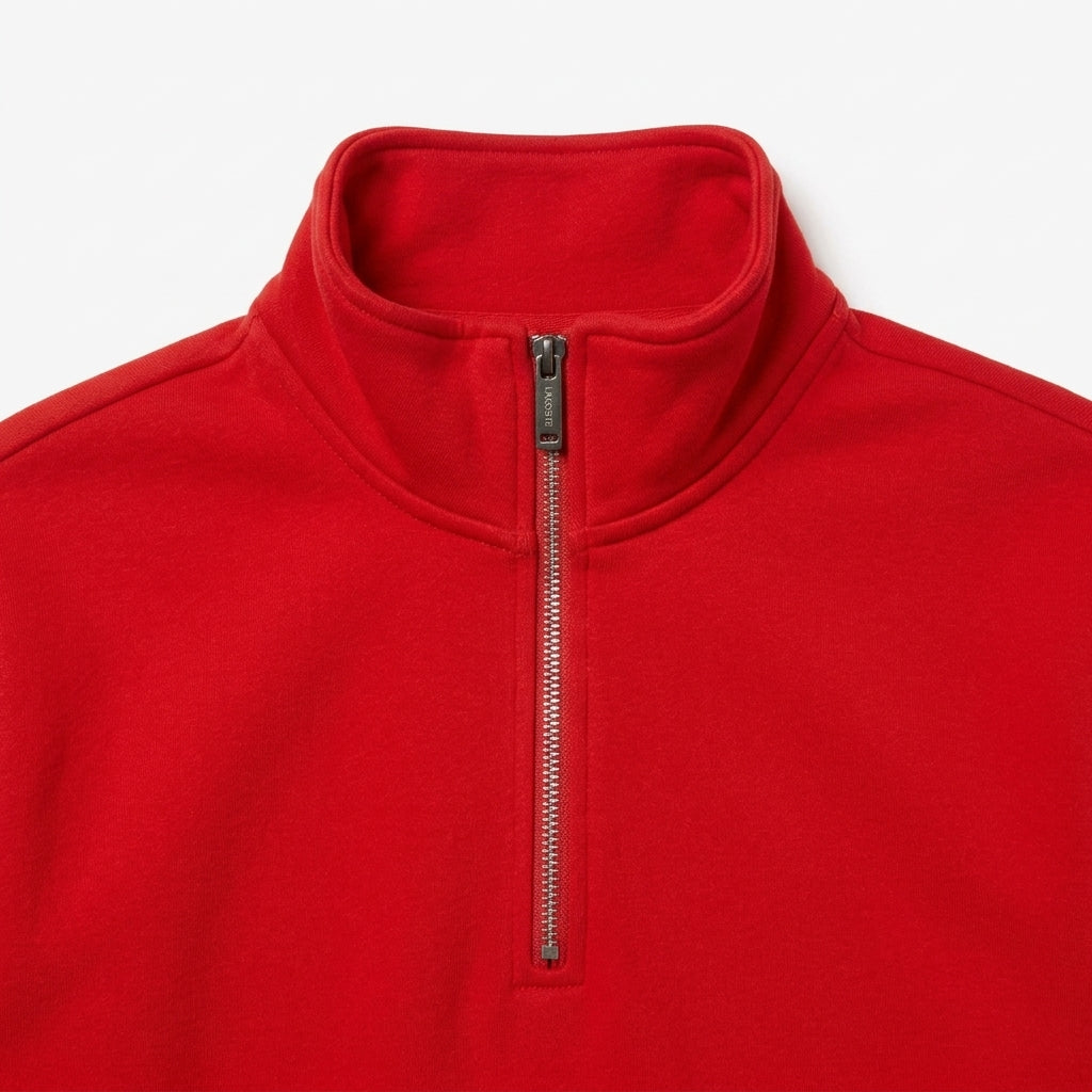 Saco Media Cremallera LACOSTE Rojo