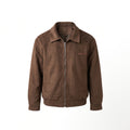 Chaqueta Bomber en Gamuza