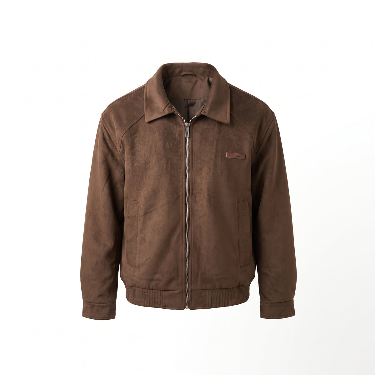 Chaqueta Bomber en Gamuza
