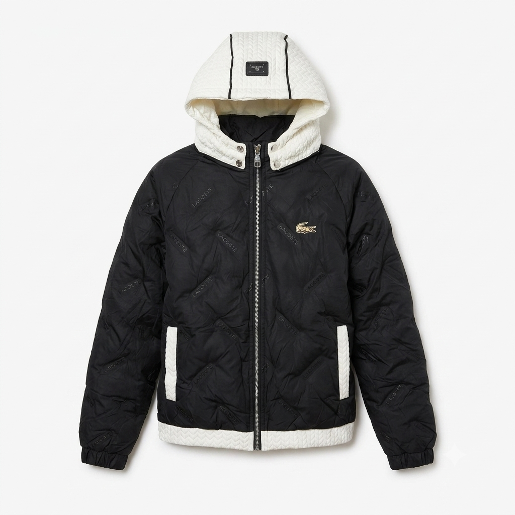 Puffer ligera LACOSTE Negro