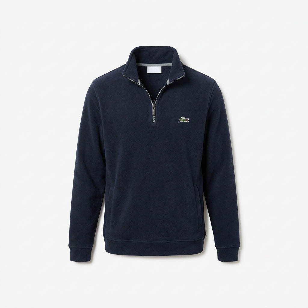 Saco Media Cremallera LACOSTE Azul Oscuro