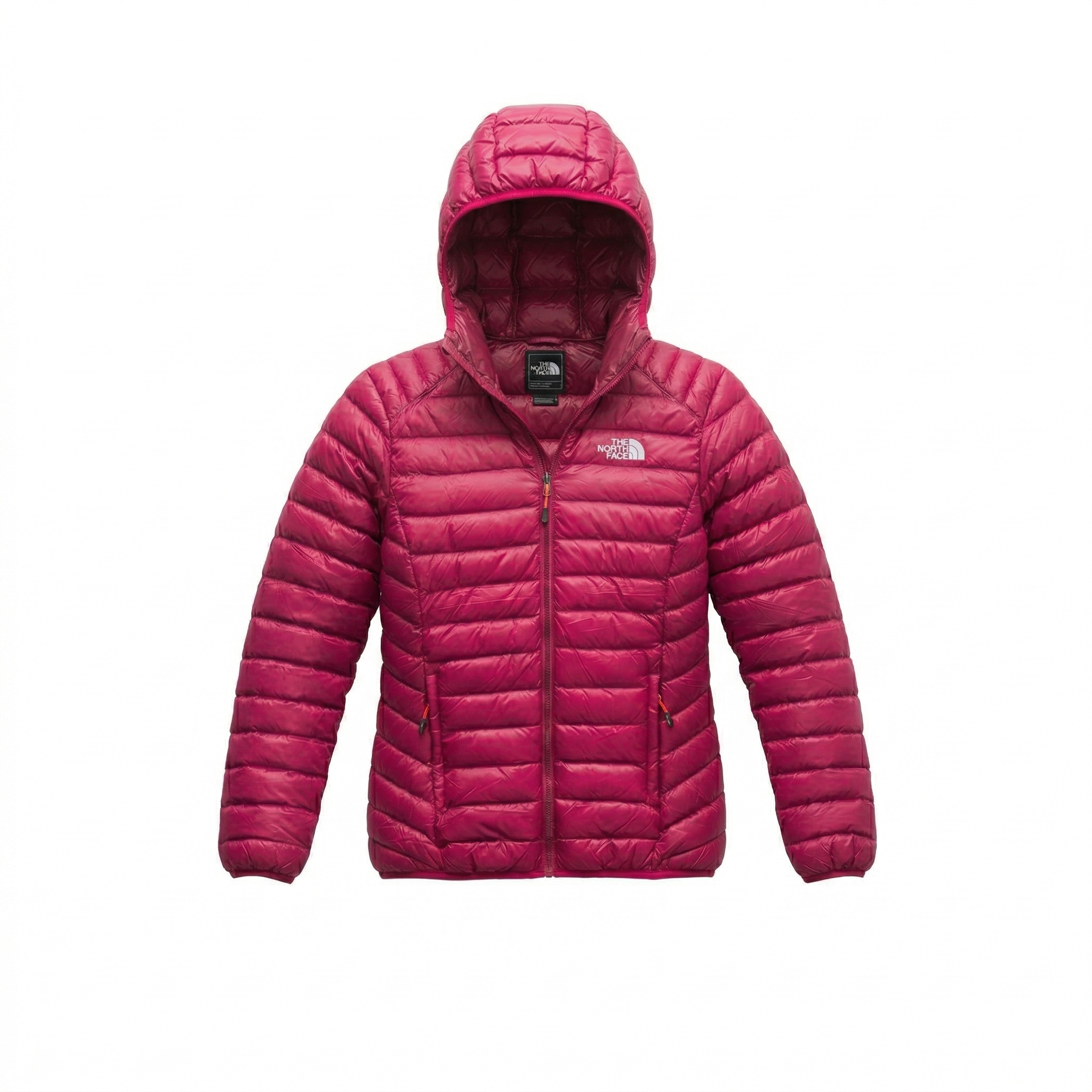 Chaqueta Tipo Puffer Vino Tinto
