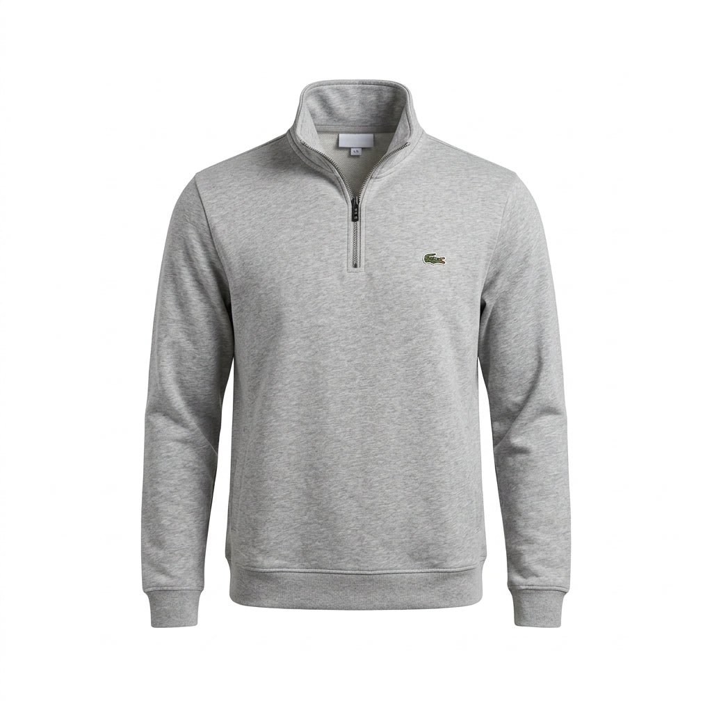 Saco Media Cremallera LACOSTE Gris
