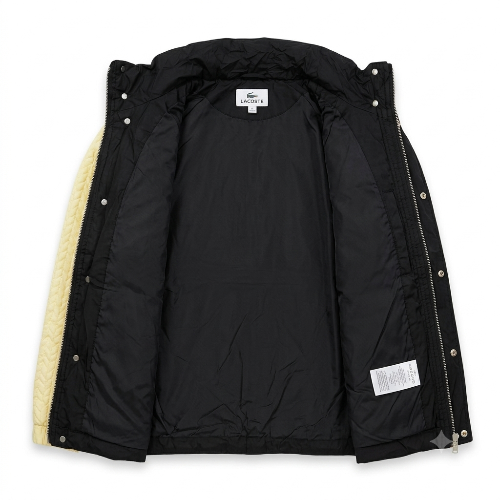 Puffer ligera LACOSTE Negro