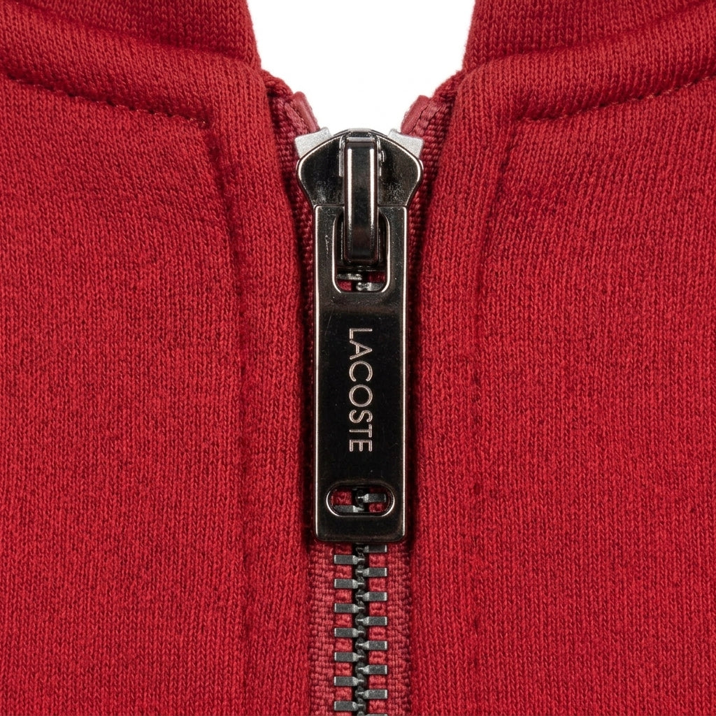 Saco Media Cremallera LACOSTE Rojo