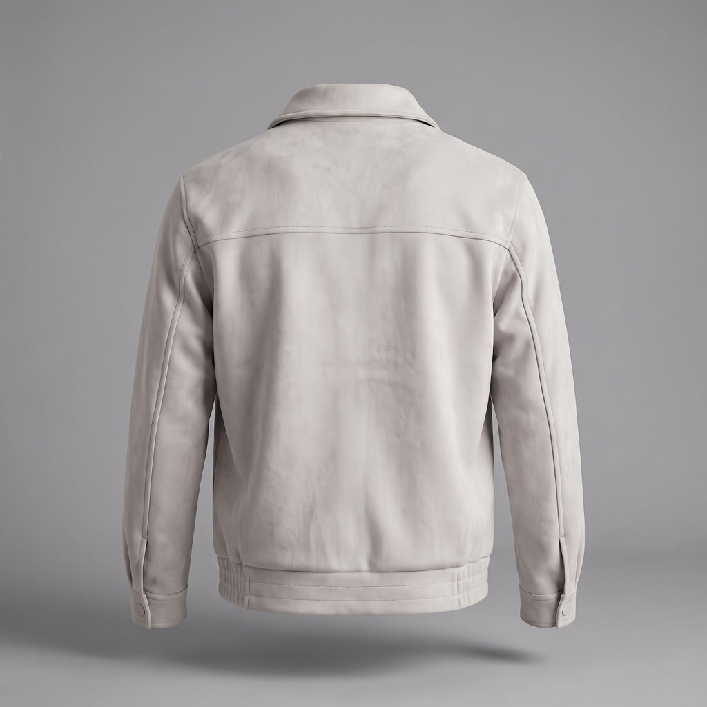Chaqueta Bomber en Gamuza