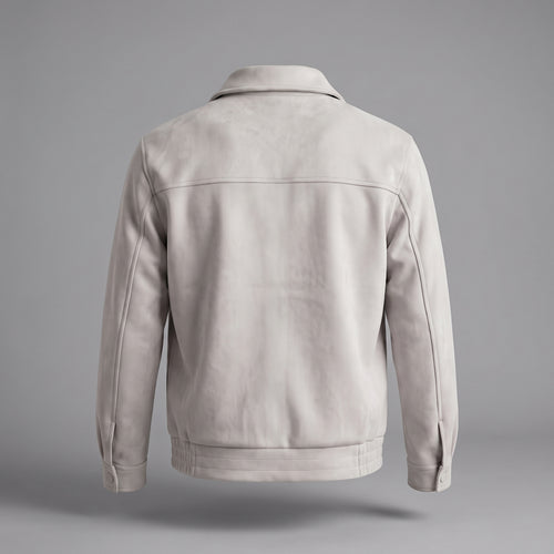Chaqueta Bomber en Gamuza