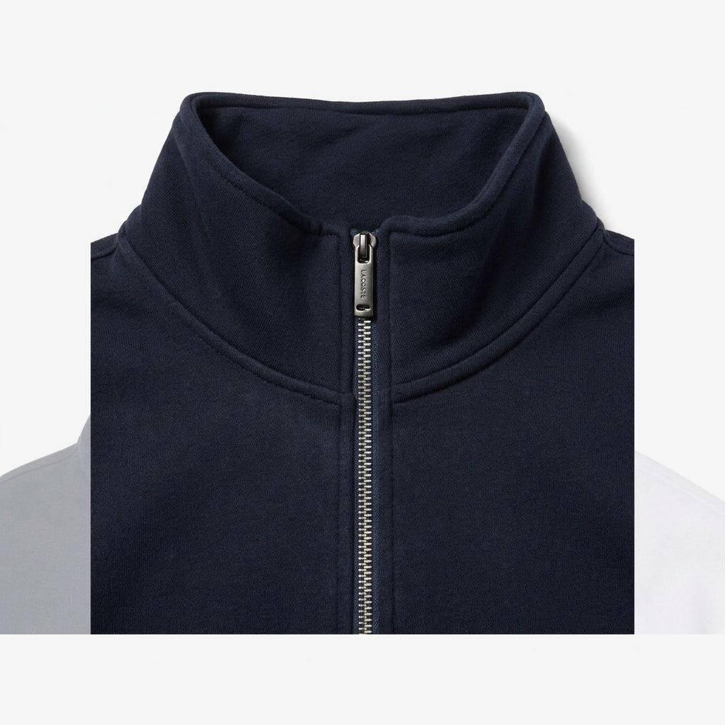 Saco Media Cremallera LACOSTE Azul Oscuro