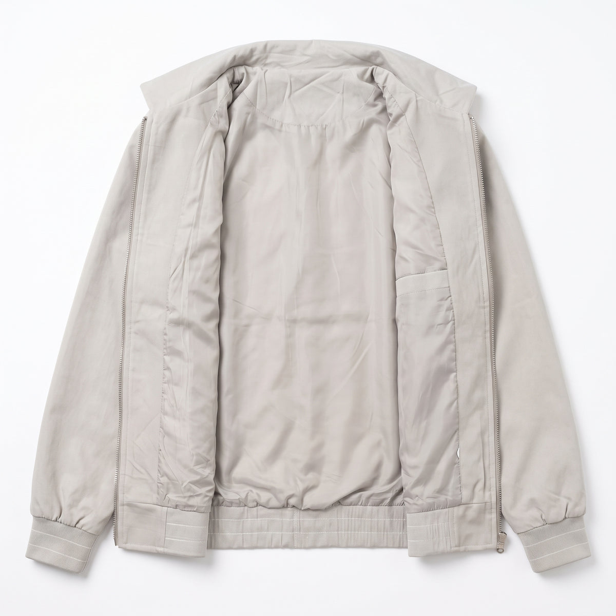 Chaqueta Bomber en Gamuza