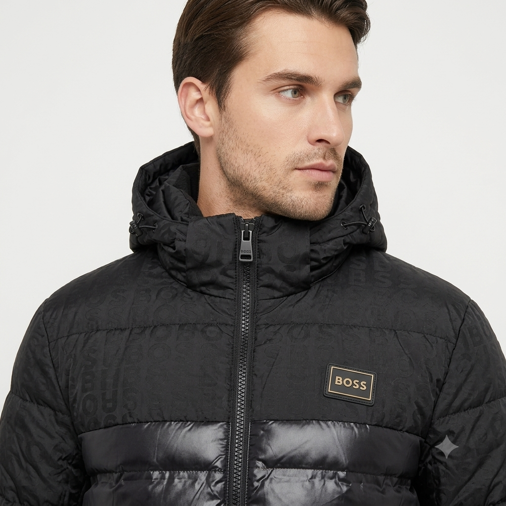 Puffer Hugo Boss Negra