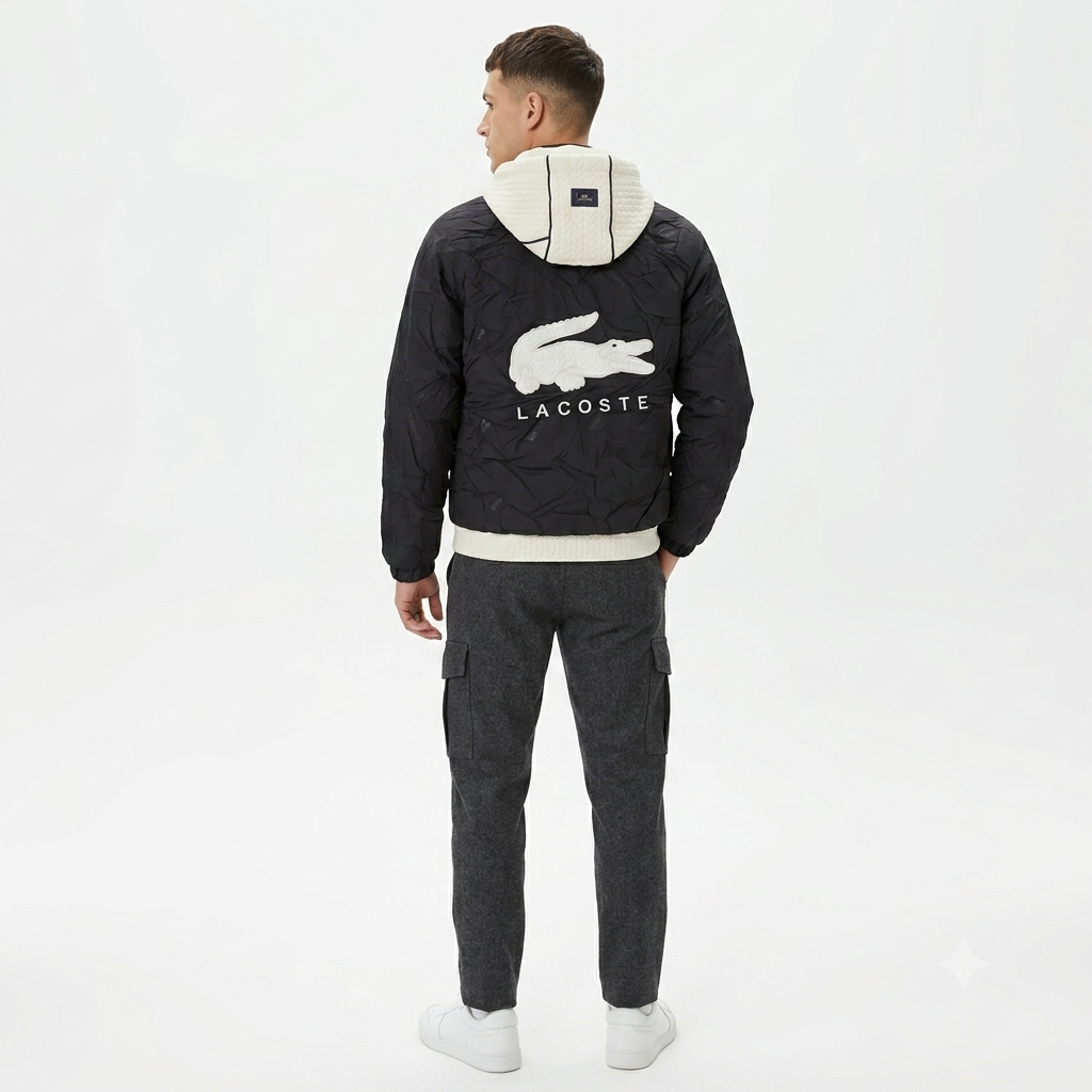 Puffer ligera LACOSTE Negro