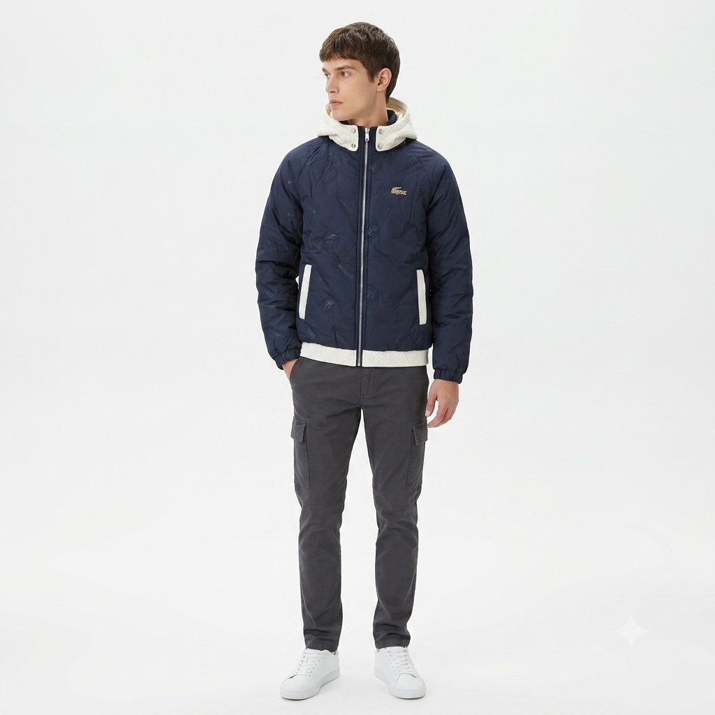 Puffer ligera LACOSTE Azul