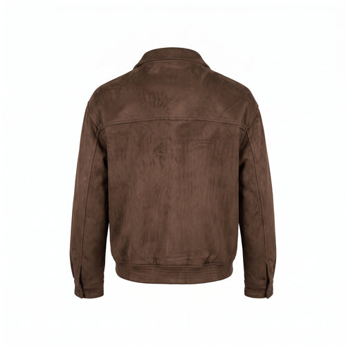 Chaqueta Bomber en Gamuza