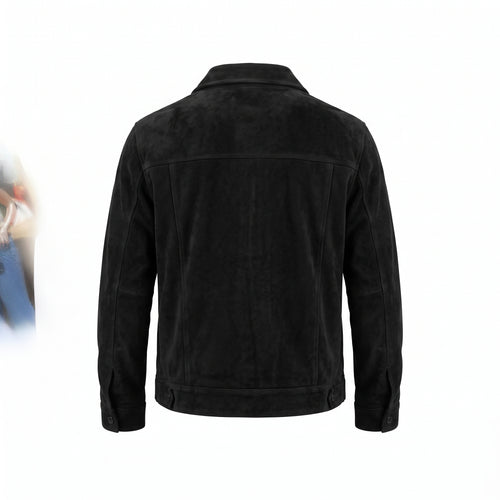 Chaqueta Bomber en Gamuza