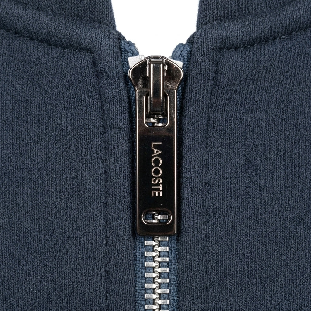 Saco Media Cremallera LACOSTE Azul Oscuro