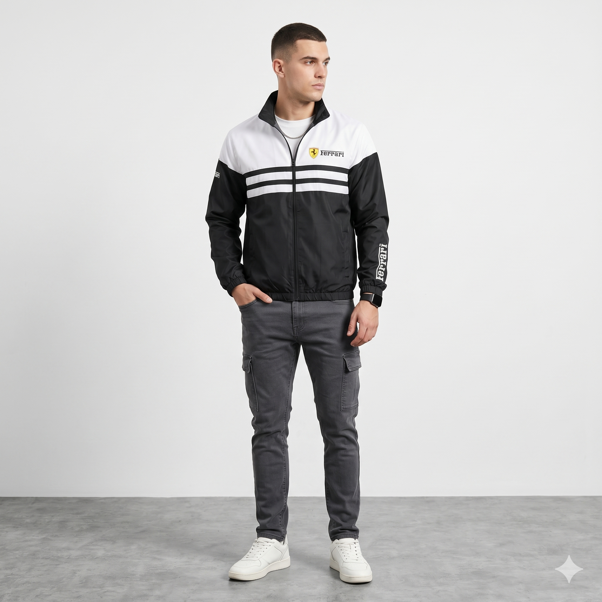 Chaqueta Moto sport cortavientos Ferrari x Puma