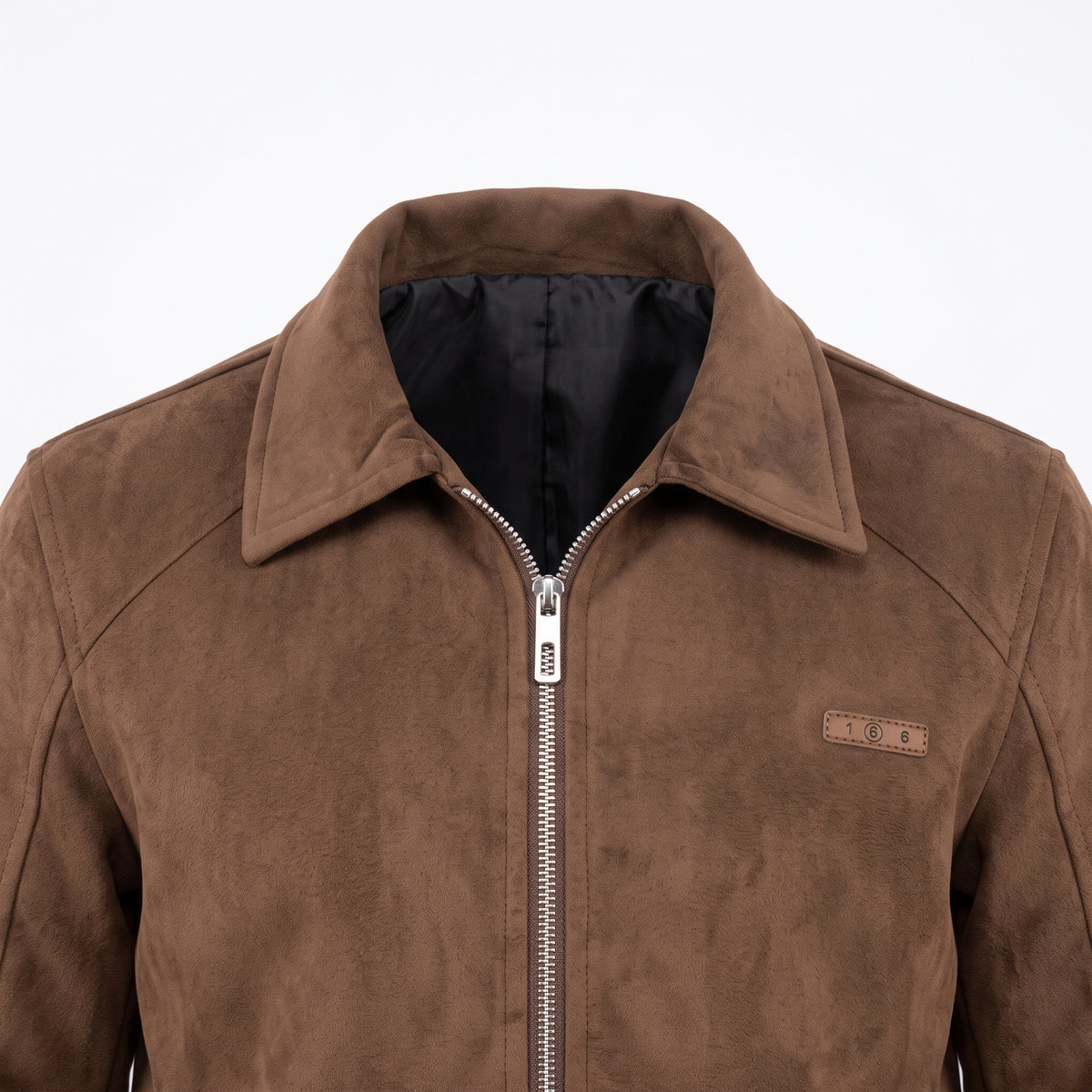Chaqueta Bomber en Gamuza