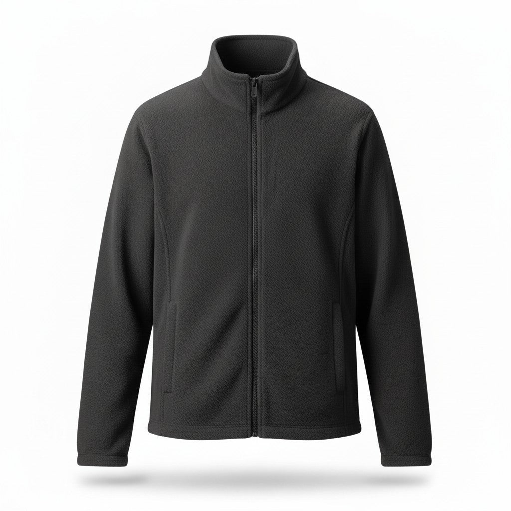 Chaqueta Doble Prenda Gris Negra Cremallera amarilla