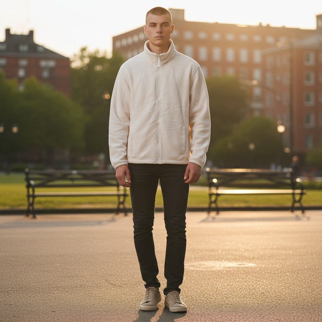 Chaqueta Doble prenda beish azul